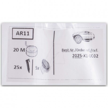 Zubehörsatz AR11 für Mähroboter - Kabelverbinder, Begrenzungskabel und Erdnägel
