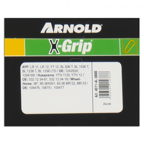 ARNOLD X-Grip Keilriemen 4L 800, 4511-4L-0800