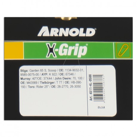 ARNOLD X-Grip Keilriemen 4L 500